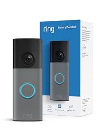 Ring Battery Doorbell (newest Model) — Retinal 2k With Wide-Angle Video, Up to 6x Enhanced Zoom, Two-Way Talk, and Built-In Battery, Speckled Gray