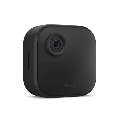 Blink Outdoor 4 — Wireless Smart Security Camera, Two-Year Battery Life, Local Storage, Enhanced Motion Detection, Two-Way Audio, Hd Live View, Works With Alexa – 1 Camera System