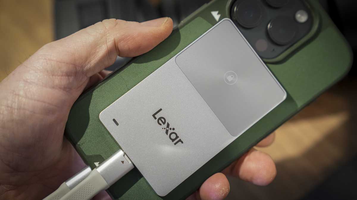 Lexar TouchLock Portable SSD
