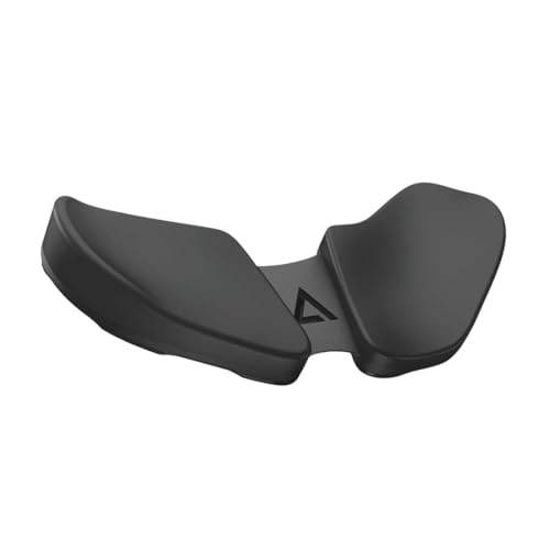 Deltahub Carpio 2.0 - Right-Handed Truly Ergonomic Wrist Rest for Mouse, Carpal Tunnel Support, Pain Relief, Anti-Fatigue, Easy Glide, Sleek, Office, Computer, Laptop, Gaming - Large, Black