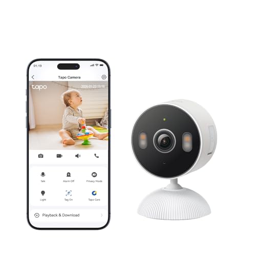 Tapo Tp-Link Indoor/outdoor Wi-Fi Home Security Camera, 2k 3mp, Two-Way Audio, Weatherproof, Night Vision, Baby Monitor, Free Ai Motion/person/baby Cry Detection, Smart Notifications (tapo C113)