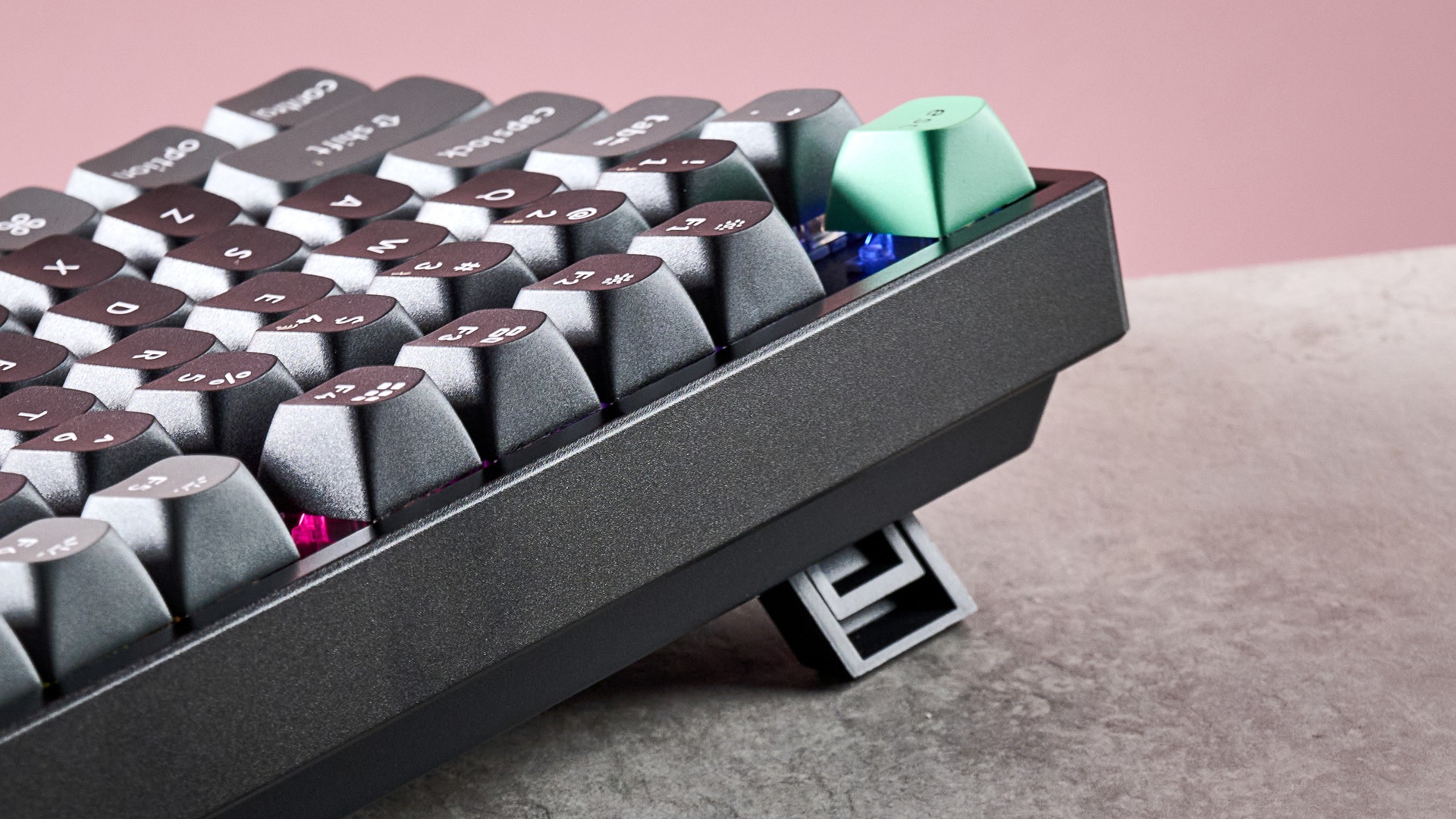 Close-up of Keychron K8 Ultra 8K
