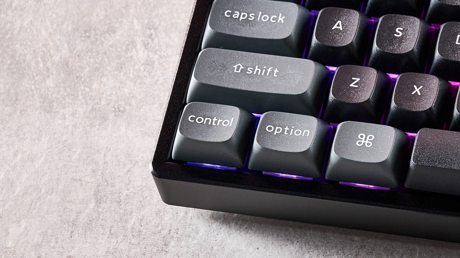 Close-up of Keychron K8 Ultra 8K