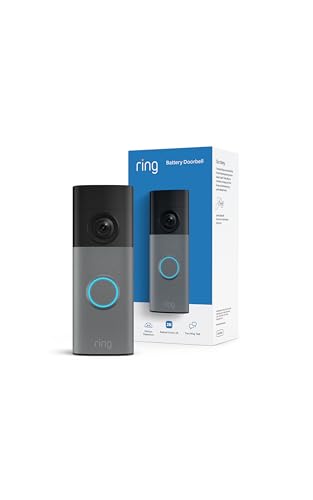 Ring Battery Doorbell 2k (newest Model) Retinal 2k With Wide-Angle Video, Up to 6x Enhanced Zoom, Two-Way Talk, and Built-In Battery, Speckled Gray